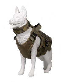 Бронежилет для собак военный с ошейником от компании Ярл