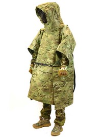 Тактическое пончо Бр 1 противоосколочное